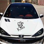 برچسب بدنه خودرو مهدیار طرح KING کد SK101