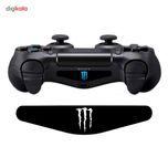برچسب دوال شاک 4 ونسونی طرح Monster Logo