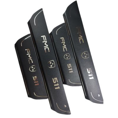 برچسب پارکابی خودرو امیران اسپرت طرح چرم کد 2025036 مناسب برای FMC511 مجموعه 4 عددی