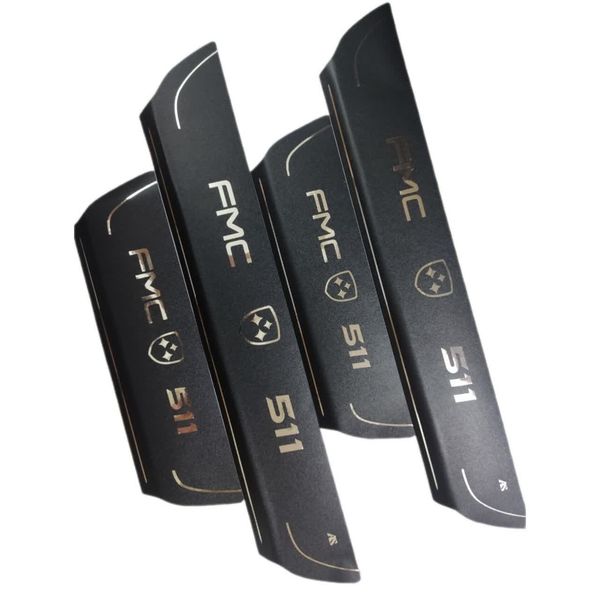برچسب پارکابی خودرو امیران اسپرت طرح چرم کد 2025036 مناسب برای FMC511 مجموعه 4 عددی