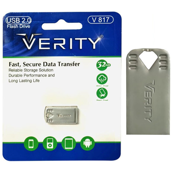 فلش مموری 32 گیگ وریتی Verity V-817 ضمانت مادام آسان سرویس