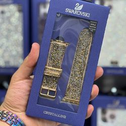 بند سواروسکی مدل CrystalLine کد SW05 مناسب برای اپل واچ 42/44/45/49 میلی متری