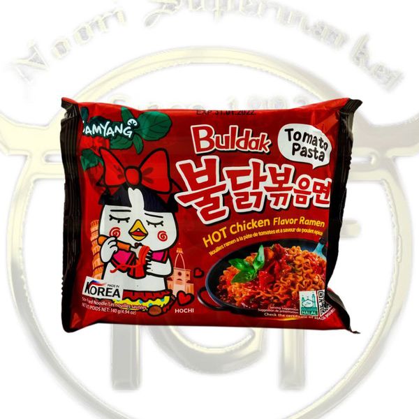 نودل مرغ و سس گوجه سام یانگ