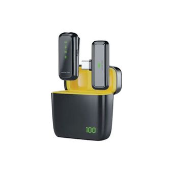 میکروفن بی سیم گرین لاین مدل GM-65X type C GNMIC65XTYCBK