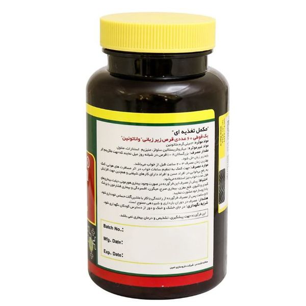 قرص زیر زبانی واناتونین ملاتونین نورم لایف - 3 میلی گرم بسته 30 عددی