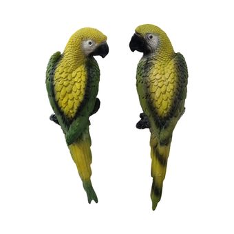 مجسمه مدل طوطی دیواری طرح کاسکو بسته 2 عددی