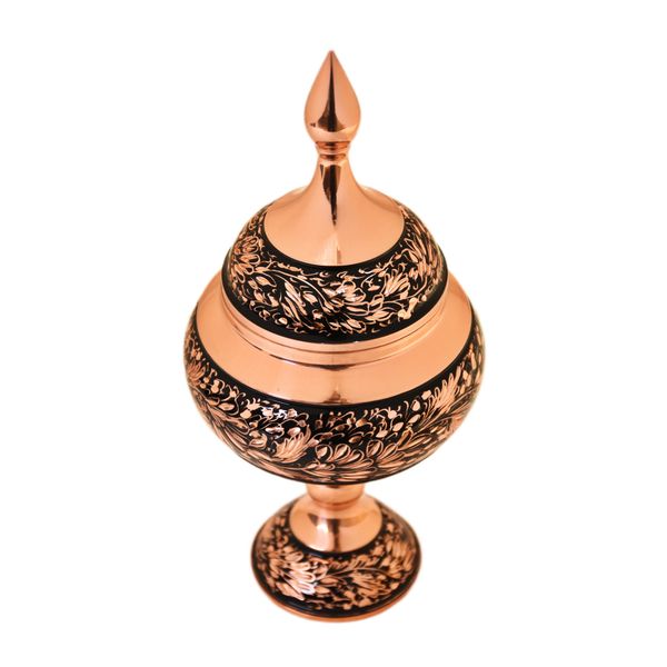 شکلات خوری مسی مدل تراش کد 22