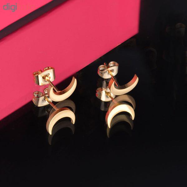گوشواره زنانه طرح ماه کد GO1338