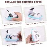 مینی پرینتر حرارتی مدل خرگوشی Eschen مدل ‎Portable Printer| MINI PRINTER