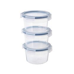 ظرف نگهدرنده غذا آیکیا، مدل IKEA 365+، گرد/ پلاستیکی، ، درب دار، 3 عدد/ 750 میلی لیتر