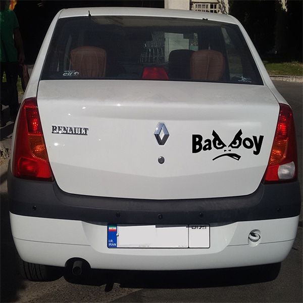 برچسب بدنه خودرو مارکت میکس طرح پسر بد مدل Bad Boy کد 1137MMIX