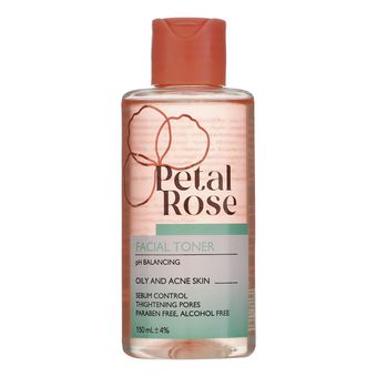 تونر صورت پتال رز پوست چرب مدل ph Balancing حجم 150 میلی لیتر