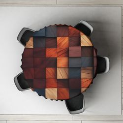 رومیزی طرح چهارخونه مدل D-0083