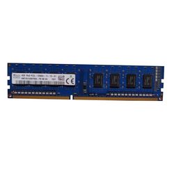 رم دسکتاپ DDR3L تک کاناله 1600مگاهرتز CL11 اس کی هاینیکس مدل PC3-12800U ظرفیت 4 گیگابایت(استوک)
