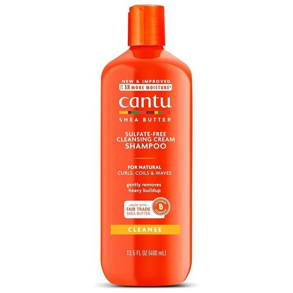 شامپو تقویت کننده و ضد ریزش مو کانتو مدل SHEA BUTTER مناسب برای موهای مجعد و فر حجم 400 میلی لیتر
