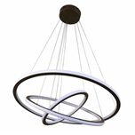 لوستر مدرن مدل 3حلقه دوطرف نور