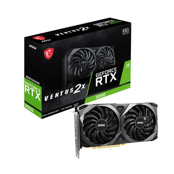GraphicCard MSI GeForce RTX 3050 VENTUS 2X 6GB GDDR6 OC Edition