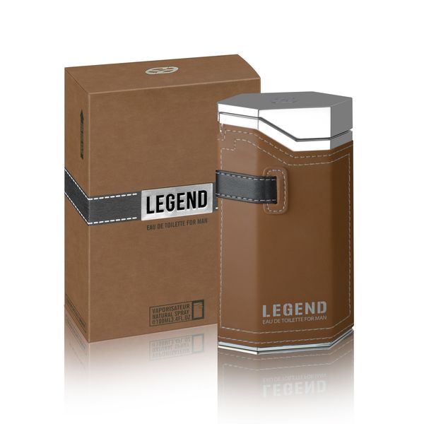 ادو پرفیوم مردانه عماد آرا مدل LEGEND حجم 100 میلی لیتر به همراه اسپری عمادآرا مدل LEGEND حجم 200 میلی لیتر