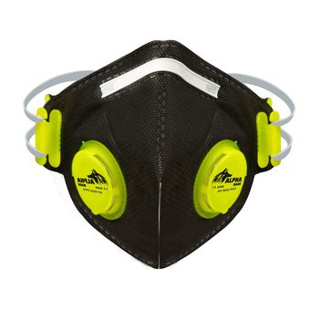 ماسک تنفسی آلفا ماسک مدل دو سوپاپ