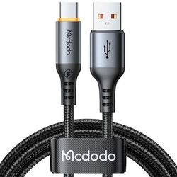 کابل شارژ و دیتا 100 وات USB به USB-C مک دودو مدل CA-057 دارای قطع کن خودکار