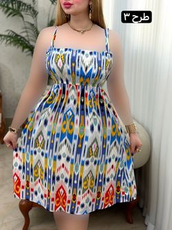 پیراهن نخی پریسا 3753