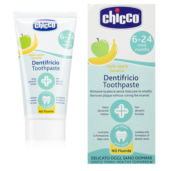 خمیر دندان کودک با رایحه سیب و موز چیکو Chicco