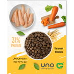 غذای خشک توله سگ مناسب نژاد کوچک و متوسط اونو / Uno small & medium dry food