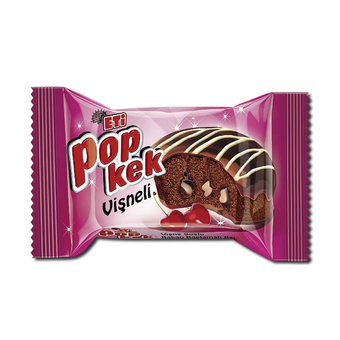 کیک مغزدار پوپکیک آلبالو اتی - 60 گرم- بسته 10 عددی