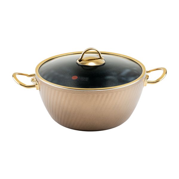 سرویس قابلمه و تابه گرانیت 16 پارچه ام جی اس مدل ماینز کد 002