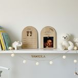 اکسسوری چوبی بیوگرافی نوزاد