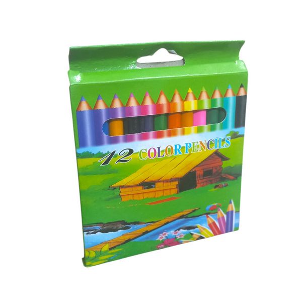 مداد رنگی 12 رنگ مدل فانتزی
