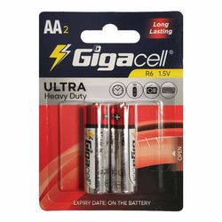 باتری قلمی GigaCell-AA مدل Ultra Heavy Duty بسته 2 عددی
