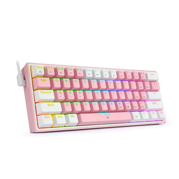 Keyoard Gaming REDRAGON K617 FIZZ Gray - White