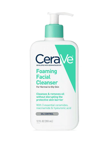 فوم شستشوی صورت پوست چرب تا نرمال مدل سراوی cerave حجم 236 میلی لیتر