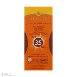 کرم ضدآفتاب رنگی سان سیف، مدل 35 SPF، مناسب پوست چرب، جوشدار و مختلط تنالیته رنگ روشن و حجم 50 میلیلیتر، محافظت کننده در برابر