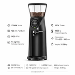 آسیاب قهوه فروشگاهی و صنعتی کامپک Compak R120 با تیغه 120 میلیمتری و موتور 1000 وات