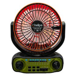 پنکه و اسپیکر شارژی و خورشیدی Chelipa