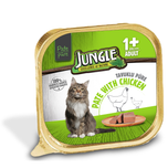 ووم پته گربه بالغ جانگل با طعم مرغ / Jungle Canned Adult Wet Cat Food with Chicken
