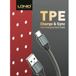 کابل تبدیل USB به microUSB الدینیو مدل LS441 01st طول 1 متر