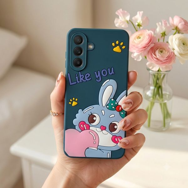 کاور مدل فانتزی طرح عروسکی buuny خرگوش مناسب برای گوشی موبایل سامسونگ Samsung Galaxy A56
