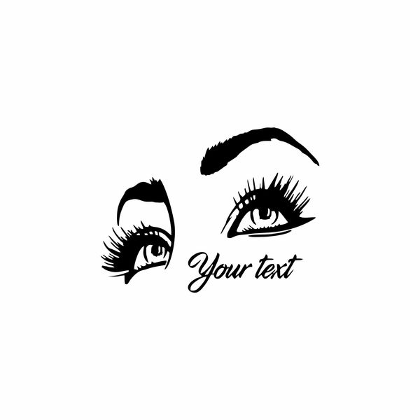 استیکر والتت مدل ارایشگاه زنانه کد 144