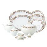 سرویس غذاخوری 102 پارچه چینی زرین ایران سری ایتالیا اف مدل Golestan درجه یک