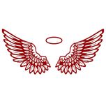 دیوارکوب طرح بال فرشته 042