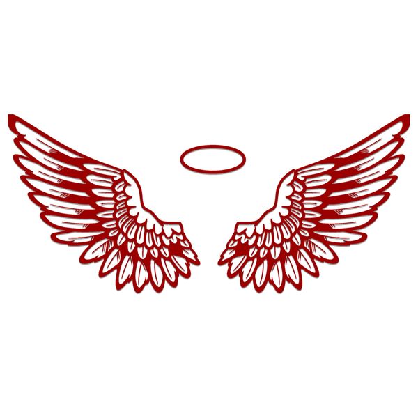 دیوارکوب طرح بال فرشته 042