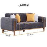 مبل تخت خواب شو 3 نفره لوکامبل مدل ماتیلدا