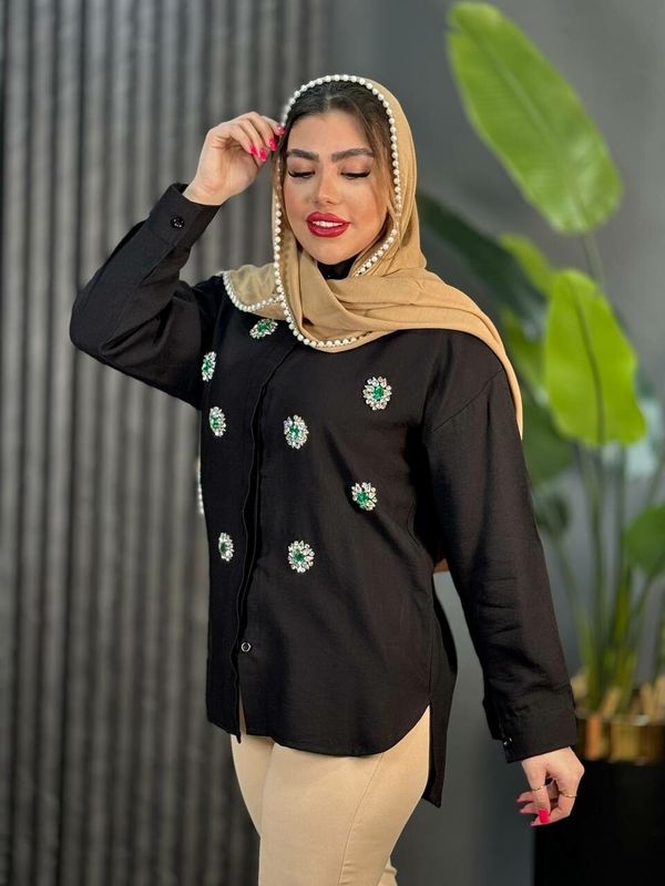 مانتو سنگدوزی شهرزاد کد 1735