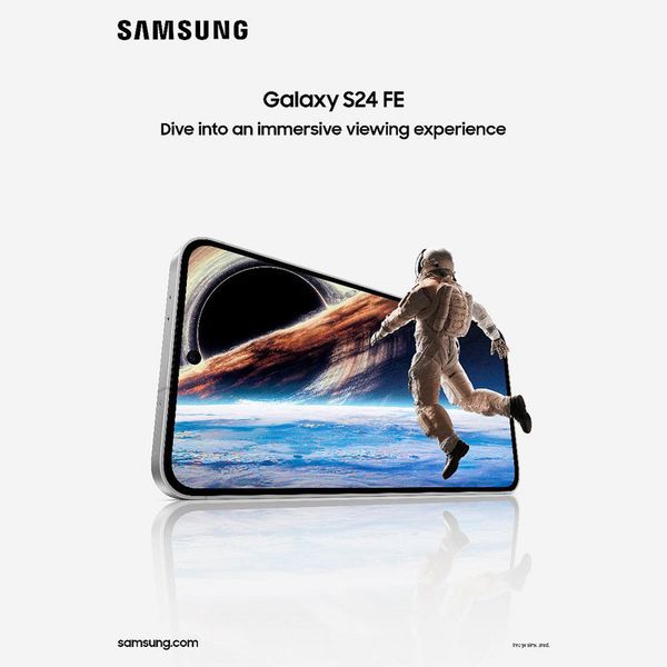 گوشی موبایل سامسونگ مدل S24 FE دو سیم کارت ظرفیت 256 گیگابایت و رم 8 گیگابایت - ویتنام (کارکرده)