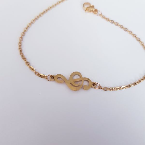 دستبند زنانه مدل نت موسیقی کد 01