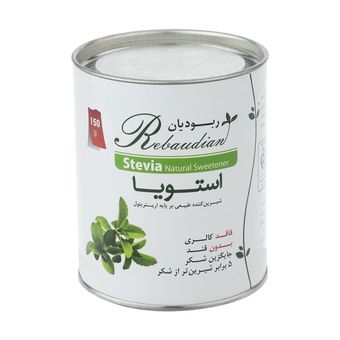 شیرین کننده طبیعی و بدون کالری استویا بر پایه اریتریتول ربودیان - 150 گرم