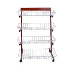 استند مدل جلو فروشگاهی شیبدار چرخدار کد 51